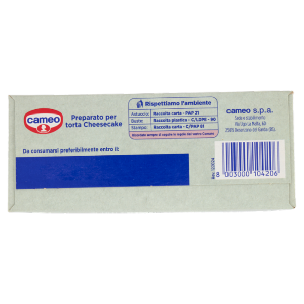 cameo le nuove Irresistibili Cheesecake 217 g