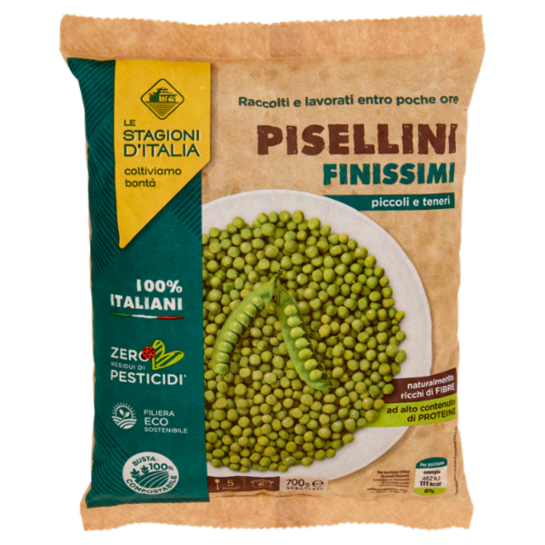 Le Stagioni d'Italia Piselli Finissimi Surgelati 700 g