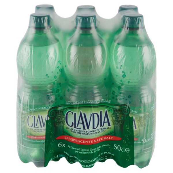 Clavdia Effervescente Naturale 6 x 50 cl