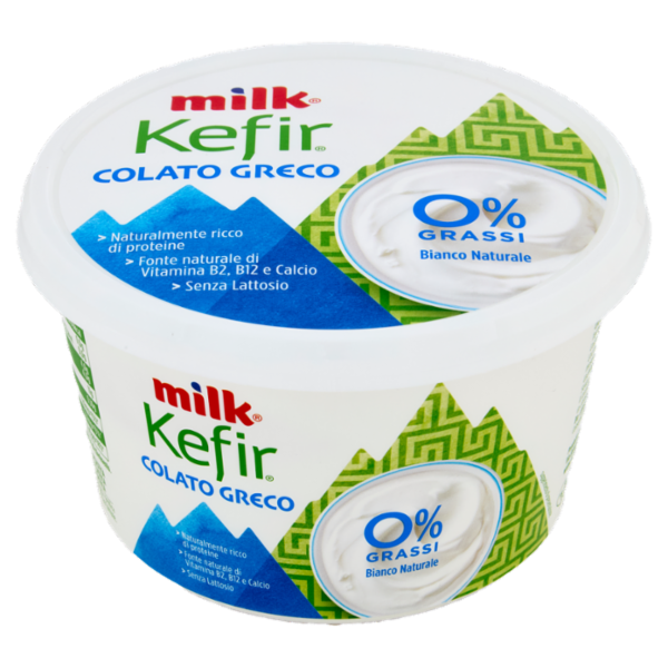 Milk Kefir Colato Greco 0% Grassi Bianco Naturale 500 g