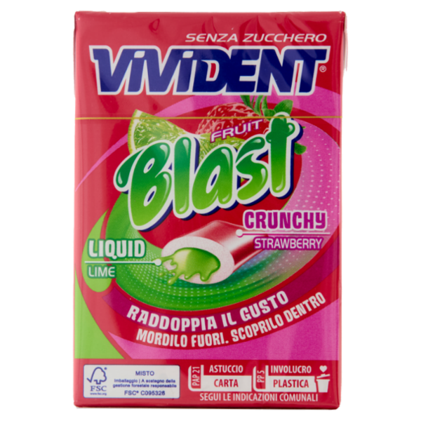 Vivident Fruit Blast Strawberry Lime 30 g