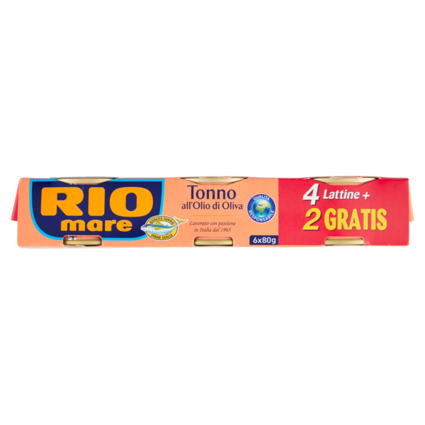 Rio Mare Tonno all'Olio di Oliva 6 x 80 g