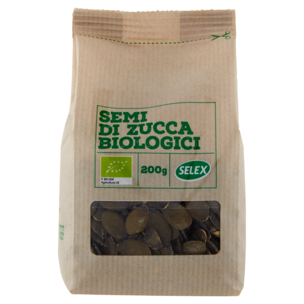 Selex Semi di Zucca Decorticati Biologici 200 g