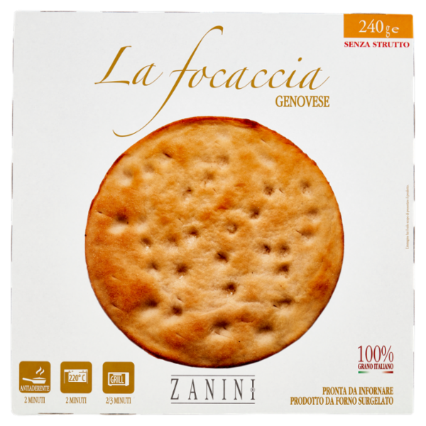 Zanini la focaccia Genovese 240 g
