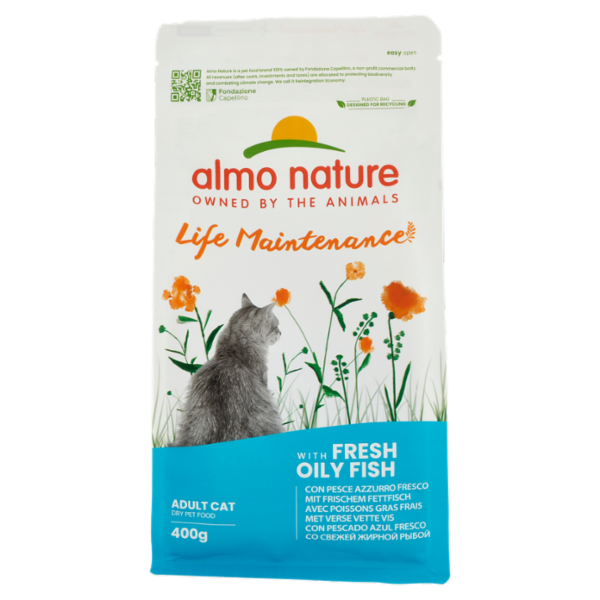 almo nature Life Maintenance Adult Cat con Pesce Azzurro Fresco 400 g