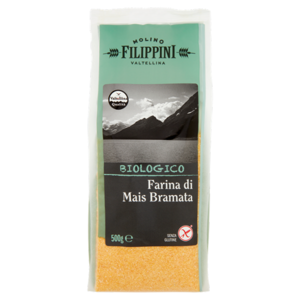 Molino Filippini Biologico Farina di Mais Bramata 500 g
