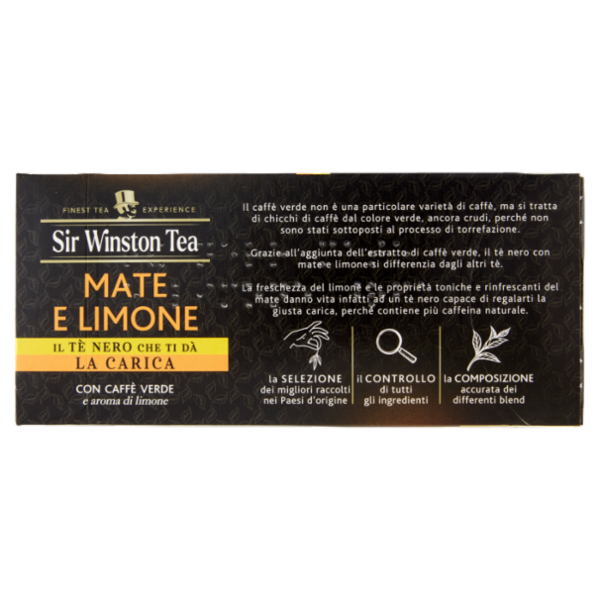 Sir Winston Tea Mate e Limone 20 x 2 g