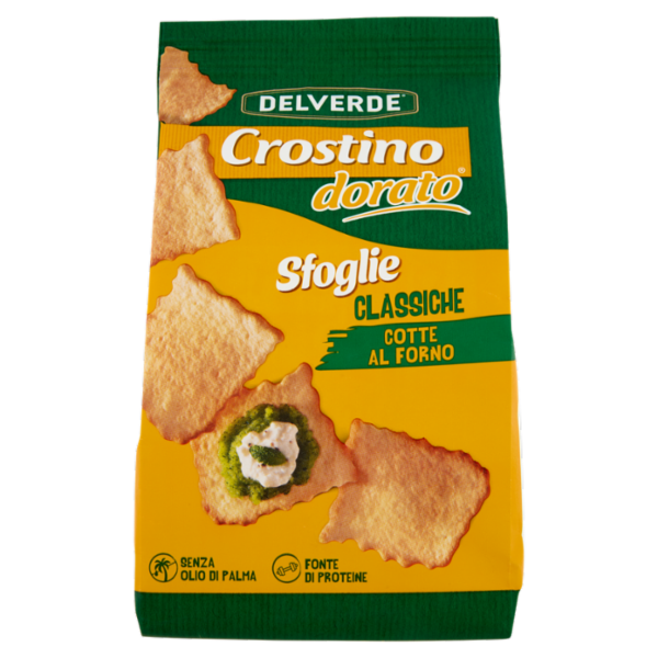 Delverde Crostino dorato Sfoglie Classiche 180 g