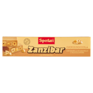 Sperlari Zanzibar Le Specialità Cuor Di Nocciola Con Granella Di Caramello e Nocciole Intere 200 g