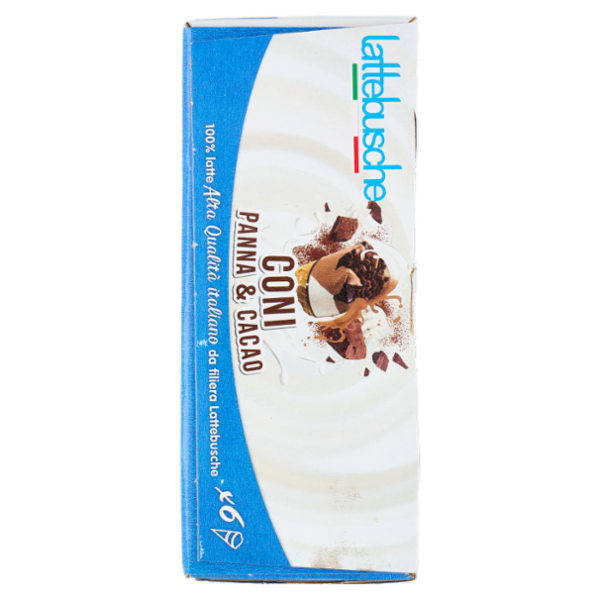 lattebusche Coni Panna & Cacao 6 x 70 g