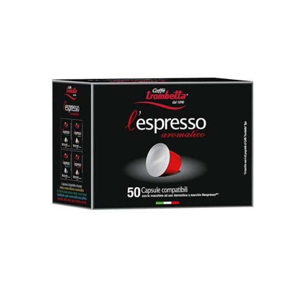 Caffe Trombetta 50 Capsule Compatibili Nespresso Aromatico