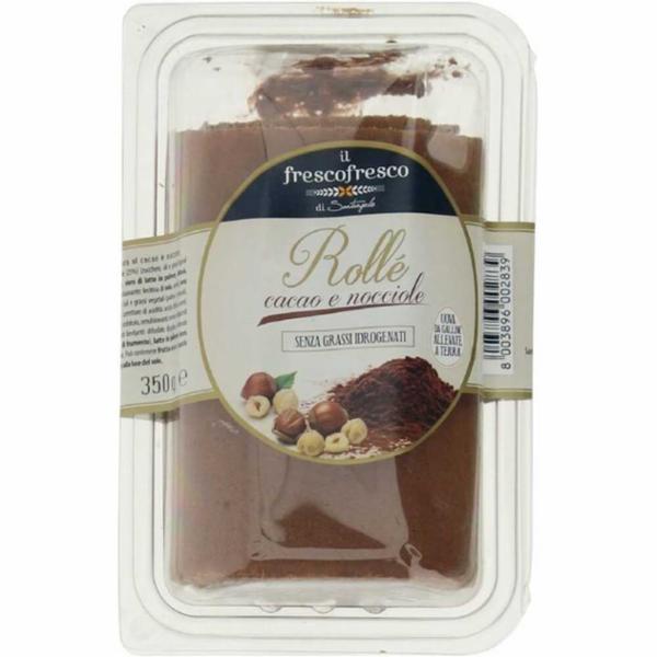 FrescoFresco Torta Rolle' Cacao e Nocciole 350 g