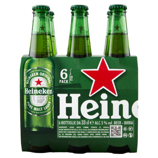 Heineken Original 6 x 33 cl