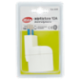 Selex Adattatore Semplice Salvaspazio Spina 10A + 1 Presa pluristandard(Ita+Ted) Bianco