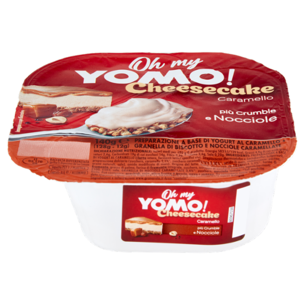 Oh my Yomo! Cheesecake Caramello più Crumble e Nocciole 140 g