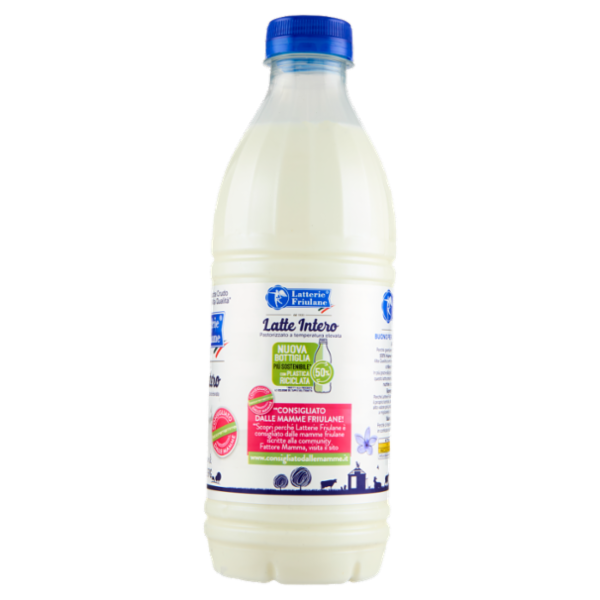 Latterie Friulane Latte Intero Pastorizzato a temperatura elevata 1000 ml