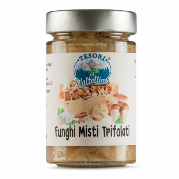Tesori di Valtellina Funghi Misti Trifolati 180g
