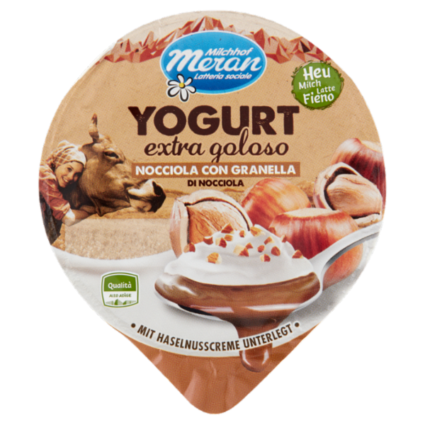 Meran Yogurt extra goloso Nocciola con Granella di Nocciola 150 g