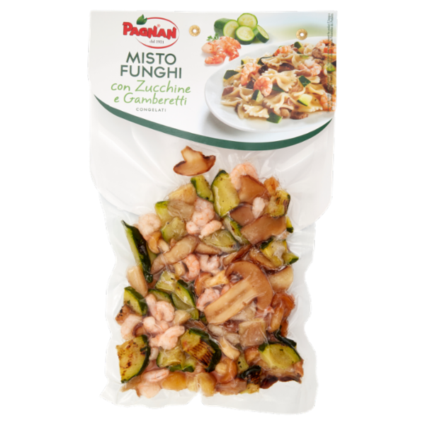 Pagnan Misto Funghi con Zucchine e Gamberetti Congelati 300 g