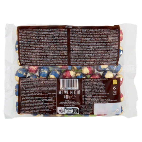 Zàini Ovetti Assortiti con Ripieno al Gianduia 400 g