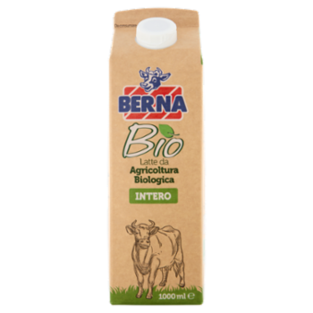 Berna Bio Latte Da Agricoltura Biologica Intero 1000 Ml