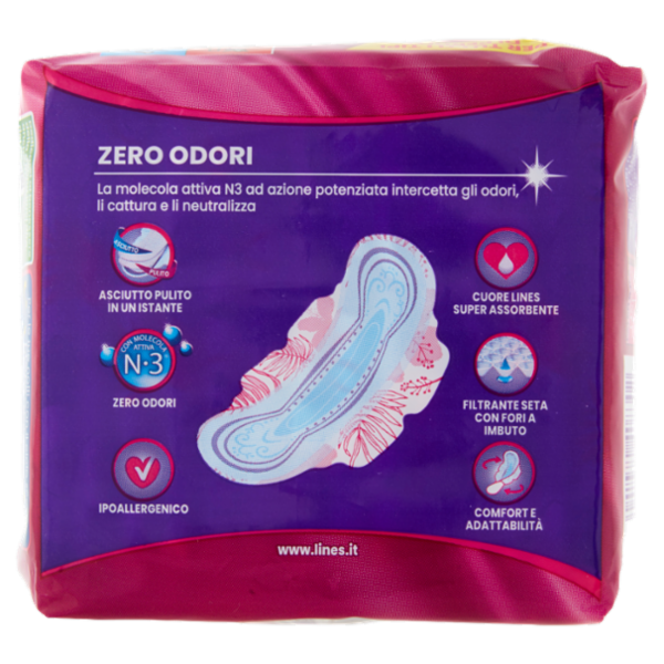 Lines Seta ultra Lady con ali 14 pz