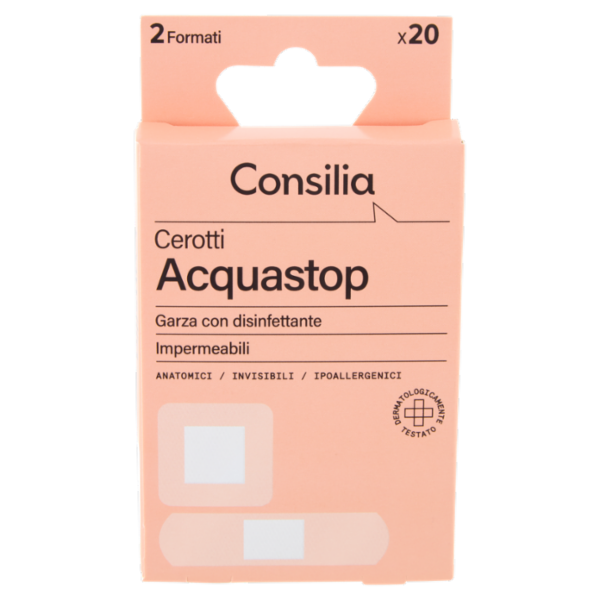 Consilia Cerotti Acquastop 2 Formati 20 pezzi