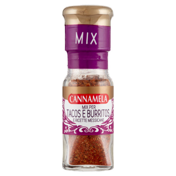Cannamela Mix Mix per Tacos e Burritos e Ricette Messicane 25 g