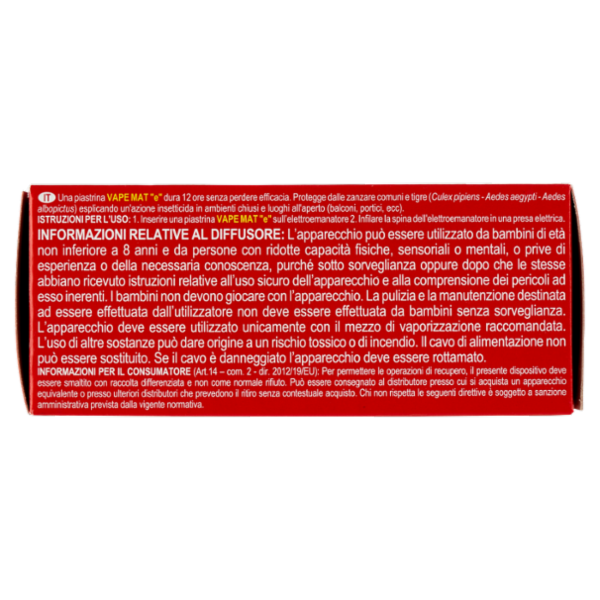 VAPE Elettroemanatore Piastrine Classic con Filo + 10 Ricariche