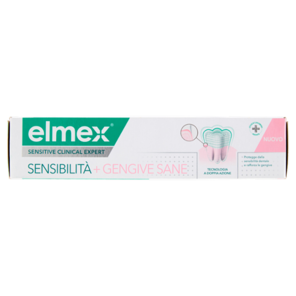elmex dentifricio Sensitive Clinical Expert Sensibilità + Gengive sane 75 ml
