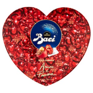 BACI PERUGINA Cioccolatini Amore e Passione Preparazione Dolciaria Gusto Lampone Scatola Cuore 100 g