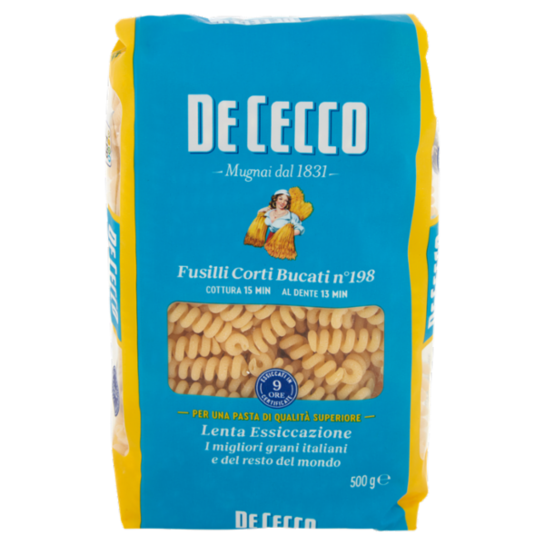 De Cecco Fusilli Corti Bucati n°198 500 g