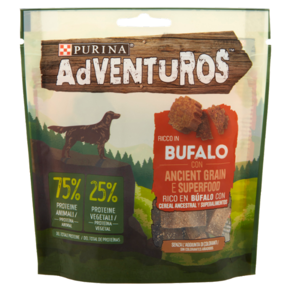 PURINA ADVENTUROS High Meat, Ancient Grain & Superfood Bufalo 120 g