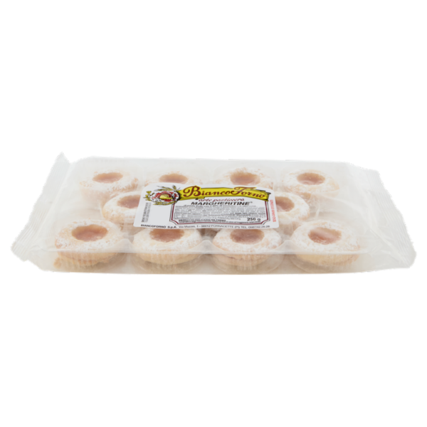 BiancoForno Margheritine di pasta frolla con il 30% di confettura di albicocca 250 g
