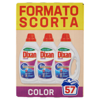 DIXAN Liquido Color 3x19=57 Lavaggi 3 x 855 Ml