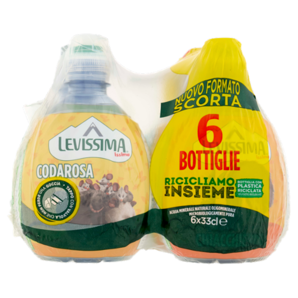 Levissima Issima acqua naturale R-PET 45% 6x0.33L