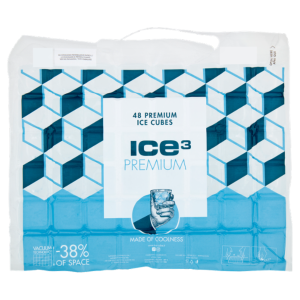 ice cube Ice³ Premium 48 Premium Ice Cubes 1 kg
