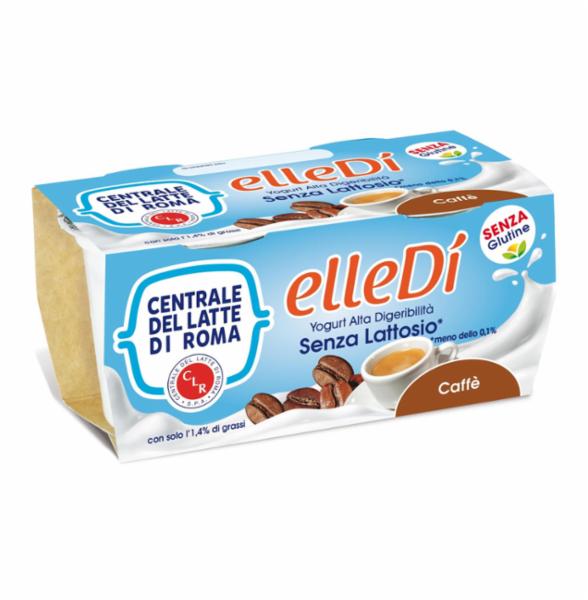 Centrale Del Latte di Roma Elledi Yogurt Senza Lattosio al Caffe 2 x 125 g