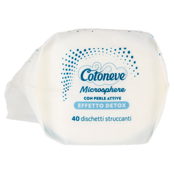 Cotoneve Microsphere con Perle Attive dischetti struccanti 40 pz