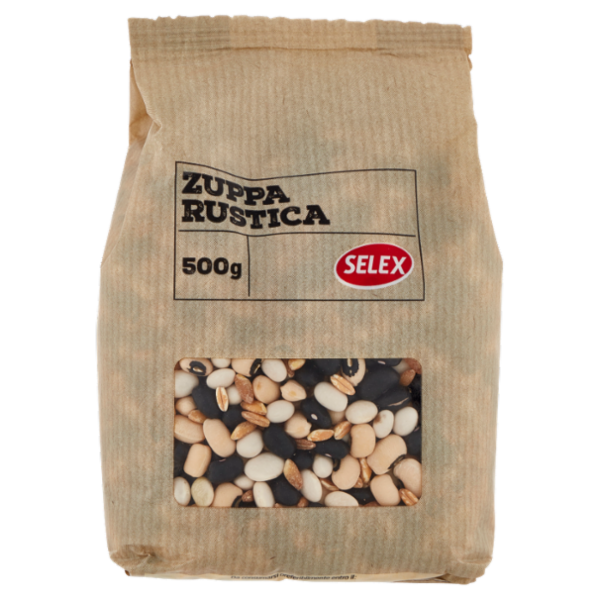 Selex Legumi e Cereali Secchi Misto per Zuppa Rustica 500 g