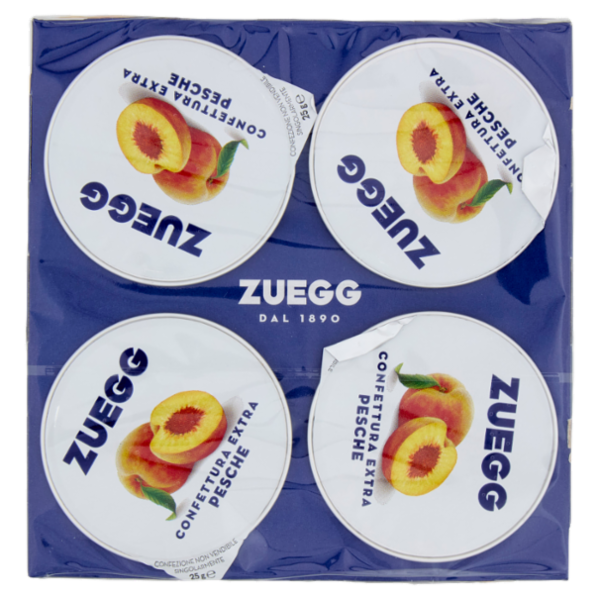 Zuegg Confettura Extra Pesche 4 x 25 g