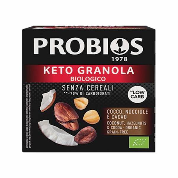 Probios Keto Granola Cocco, Nocciole E Cacao 200 G