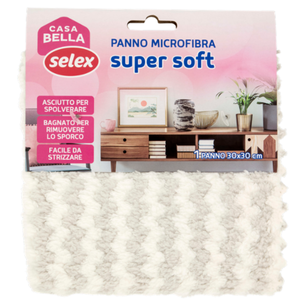 Selex Casa Bella Panno Microfibra Super Soft Cm. 30x30