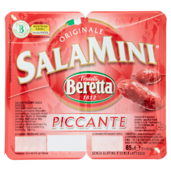 Fratelli Beretta SalaMini Piccante 2 x 42,5 g