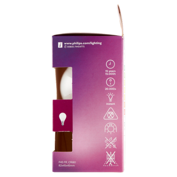 Philips Led sfera vetro 25W E14 2700K