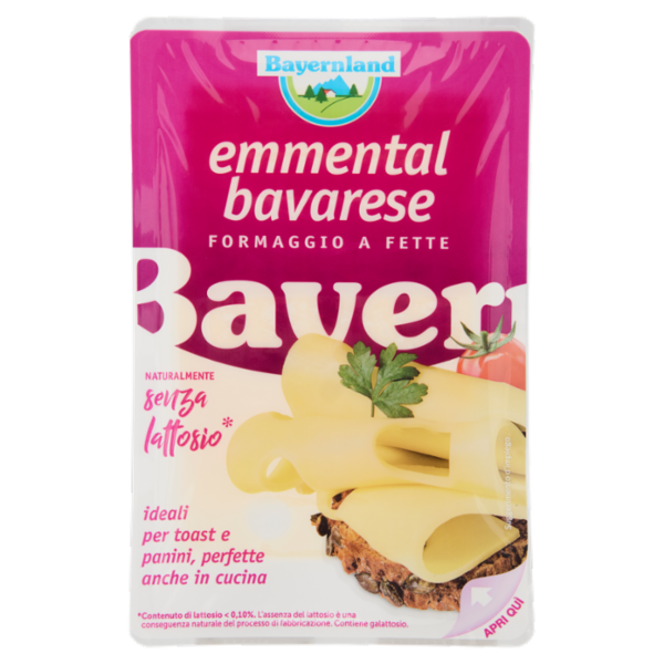 Bayernland emmental bavarese Formaggio a Fette 100 g