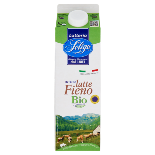 Latteria Soligo latte Fieno STG Bio Intero 1000 ml
