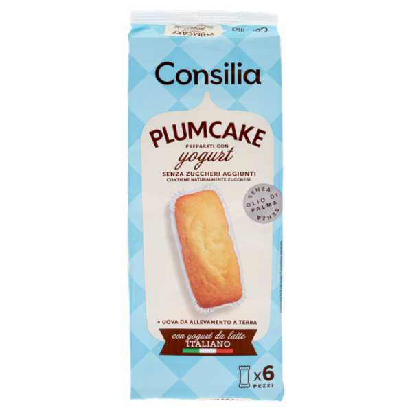 Consilia Plum Cake Preparati con Yogurt Senza Zuccheri Aggiunti 6x33 g