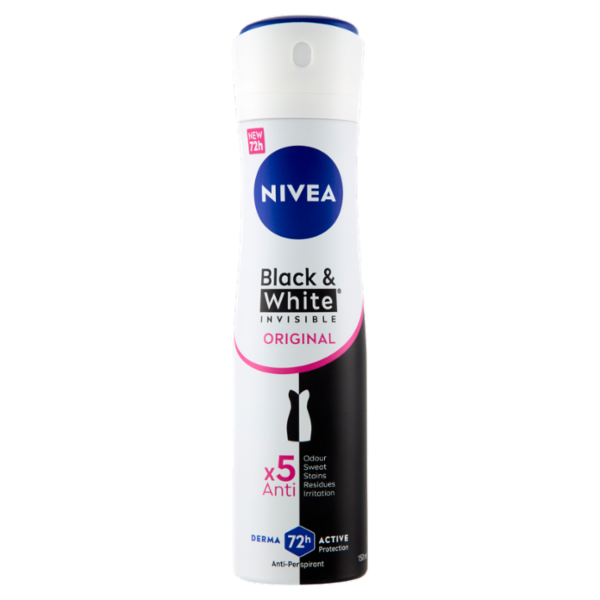 Nivea Black & White Inivisible Original Anti-Perspirant 150 ml