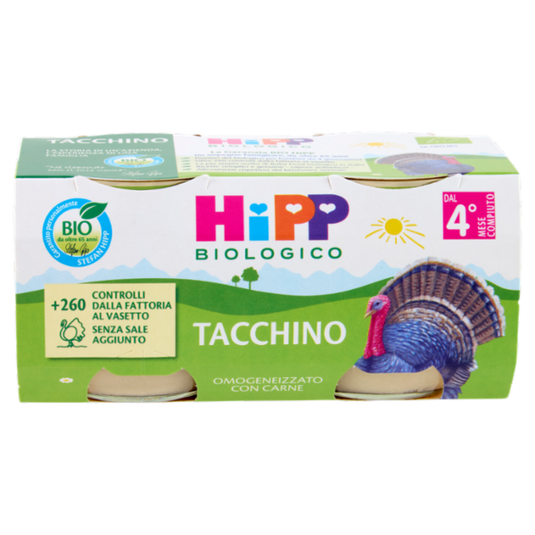 HiPP Biologico Tacchino 2 x 80 g